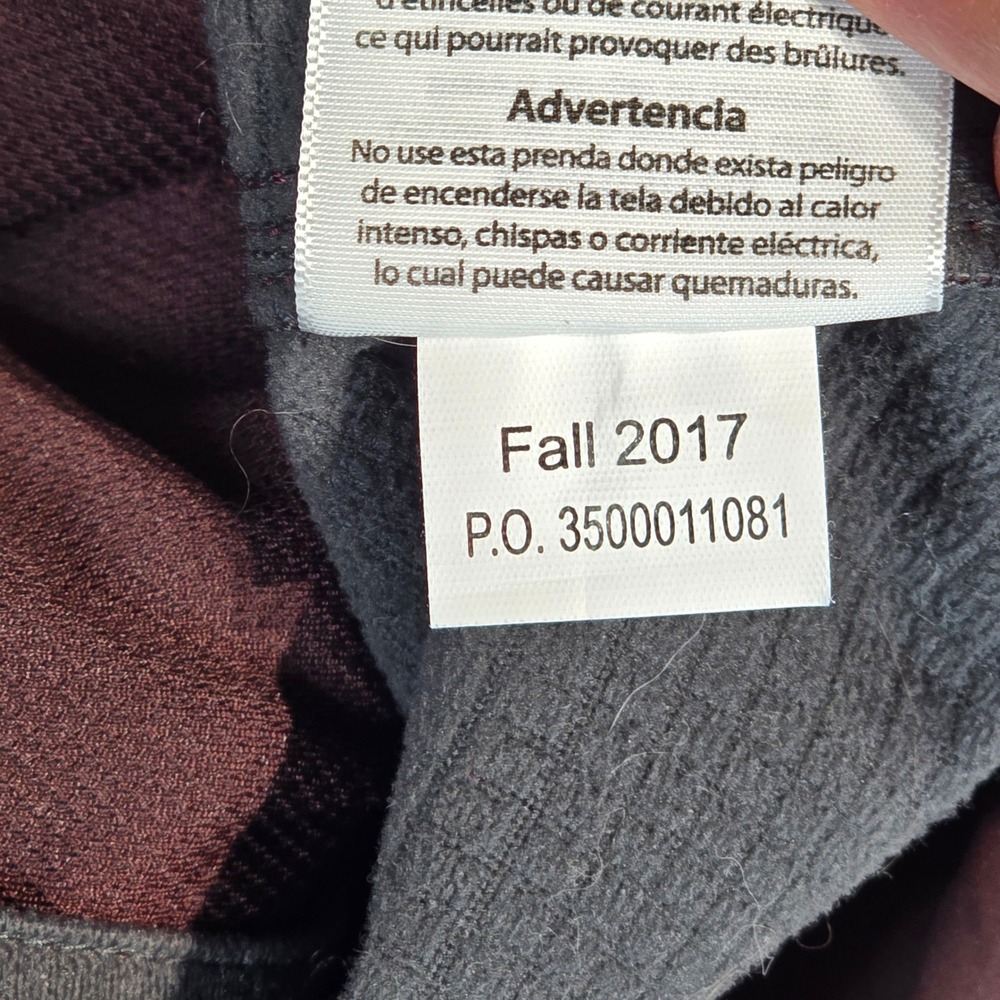 Carhartt Womens Softshell Vest Burgundy Full Zip Fleece Lined 102254 Medium 8/10 - Picture 7 of 15